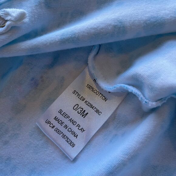 Blues Clues & You Baby Footie Pajamas 0-3 Months Y2K Retro Sleeper READ Kidcore - Picture 4 of 5